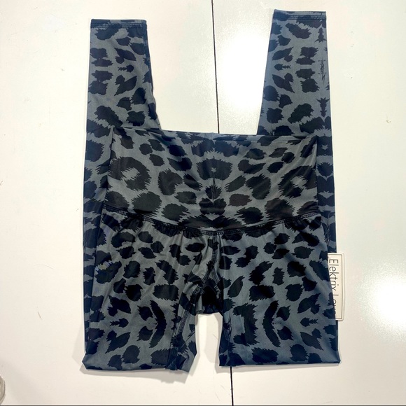 Elektrix Love Eco Conscious Streetwear Recycled Cheetah Print Leggings NWT M - Picture 5 of 16